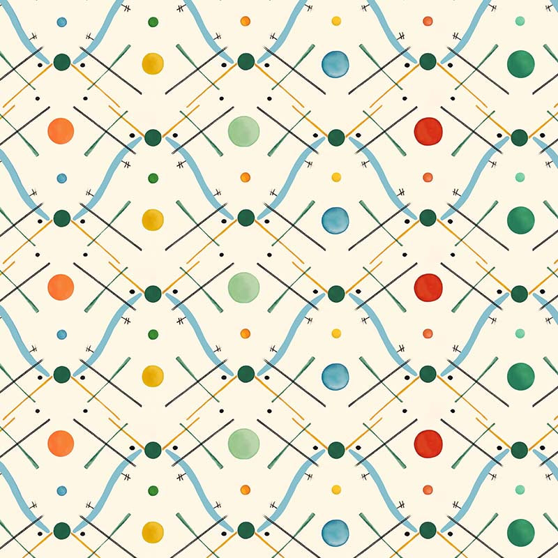 Improvisation Number 1 Wallpaper -Blue