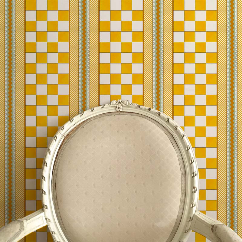 Double Check Wallpaper - Yellow
