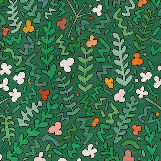 Fields of Joy Fabric - Green